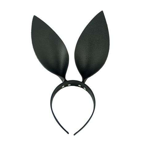 leather rabbit ears|Amazon.com: Rabbit Ears Black.